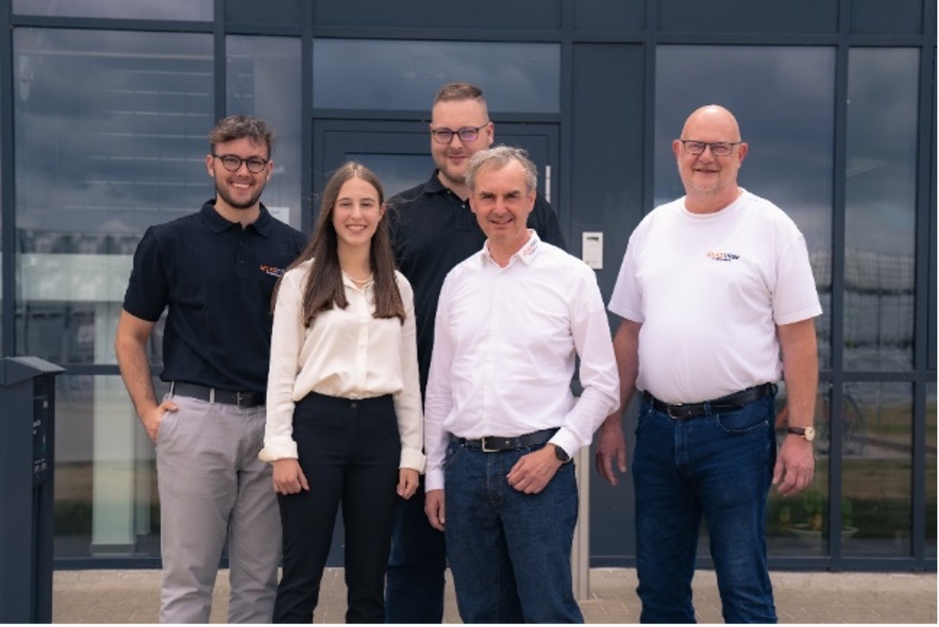 Gesellschafter der Atlas Titan: Hendrik Vollmer, Lena Vollmer, Maximilian Sternitzke, Franz Vollmer und Markus Sternitzke